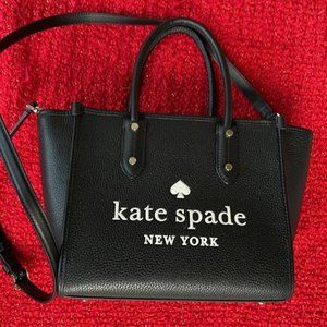 Kate Spade Pebbled Leather Small Tote Black